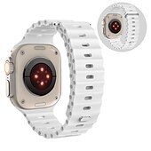 economico Cinturini per Apple Watch-Banda oceanica Compatibile con Cinturino dell&#039;Apple Watch 38mm 40mm 41mm 42mm 44mm 45mm 49mm Impermeabile Regolabili Donne Uomini Silicone Cinturino di ricambio per iwatch Series Ultra 8 7 6 5 4 3 2
