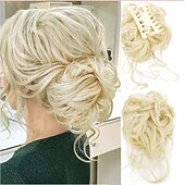 abordables Moños-Moños Moño Correa Pelo sintético Pedazo de cabello La extensión del pelo Rizado Fiesta Ropa Cotidiana Fiesta y Noche A2 A4 A9