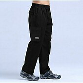 levne Cargo kalhoty-Pánské Kargo kalhoty Nákladní kalhoty Kalhoty Pracovní kalhoty Elastický pas Multi kapsa Bez vzoru Pohodlné Prodyšné Ležérní Denní Streetwear Sportovní Módní Vojenská zelená Černá Lehce elastické