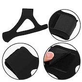 abordables Aparatos ortopédicos-1 cinturón antironquidos, correa triangular para la barbilla, protector bucal, regalos para mujeres y hombres, mejor respiración, salud, vendaje para detener los ronquidos