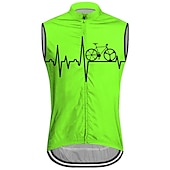 economico Maglie da uomo-Per uomo Gilet da ciclismo Maglia da ciclismo Senza maniche Bicicletta Gilet / Gilet Maglietta / Maglia Superiore con 3 tasche posteriori Ciclismo da montagna Cicismo su strada Traspirante