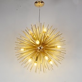 cheap Sputnik Design-LED Chandeliers Firework 9/12-Lights 50cm Modern Electroplated Globe Chandeliers LED Nordic Style Pendant Lights Living Room Dining Room G9 Bulb Base