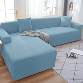 preiswerte Sofabezug-Stretch-Sofabezüge, burgunderfarben, Sofabezug für Hunde und Haustiere, Schonbezüge im Landhausstil für Zweisitzer, L-Form, 3-Sitzer, U-Form, Sessel, waschbarer Sofaschutz, weich und strapazierfähig
