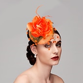 economico Fascinator-Fascinatori  Cappelli  Copricapi con floreale 1PC Occasione speciale  Ladies Day  Copricapo Melbourne Cup per un&#039;ottima impressione Fascinatori del Derby Giornata di corsa Vestito 2025