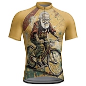 abordables Maillots pour hommes-Homme Maillot Velo Cyclisme Manche Courte Cyclisme Maillot Top avec 3 poches arrière VTT Vélo tout terrain Vélo Route Respirable Séchage rapide Evacuation de l&#039;humidité Bandes Réfléchissantes Noir