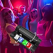 tanie Oświetlenie sceniczne-7-gwiazdkowa ruchoma głowa DJ-a – oświetlenie imprezowe do wnętrz, 8 wiązek, diody LED RGBW, 4 w 1, tryby DMX/dźwięk/automatyczne, idealne na wesela, karaoke i pokazy świetlne dyskotekowe