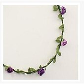 abordables Accesorios para el peinado del cabello-señora chica moda flor bohemia corona floral guirnalda diademas 10pcs