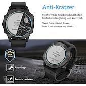 baratos Protetores de ecrã para Smartwatch-1 Pça. 2 pcs 3 Pças. Assista Protetor de Tela Compatível com Garmin Fenix 7/7X / 7S Fenix ​​5s Fenix Fenix 6 Fenix 6 pro Cobertura máxima Sensível ao toque Sem Bolhas Vidro Temperado Acessórios de
