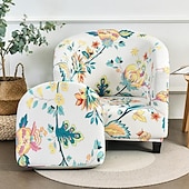 cheap Armchair Cover &amp; Armless Chair Cover-Club Chair Cover Barrel Chair Slipcover Stretch Tub Chair Slipcover, Arm Chair Sofa Cover For Dogs Pet,Washable Couch Furniture Protector Soft Durable