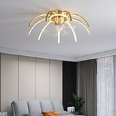 cheap Ceiling Fan Lights-Ceiling Fan with Light Dimmable 65cm 6 Wind Speeds Modern Ceiling Fan for Bedroom, Living Room App &amp; Remote Control 110-240V