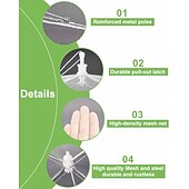 cheap Camp Kitchen-17inch 40 inch Large Food Cover, Mesh Food Tent, White Nylon Covers, Pop-Up Umbrella Screen Tents, Patio Net for Outdoor Camping Picnics Parties BBQ Collapsible and Reusable