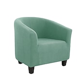 ieftine Capac de fotoliu și capac de scaun fără braț-husă scaun de club butoi burgundy husă scaun elastic husă scaun cadă, husă canapea fotoliu pentru câini animal de companie, protectie pentru mobilier canapea lavabilă moale durabilă