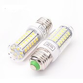 cheap LED Corn Lights-6pcs 15W LED Corn Light Bulb 1350lm E14 E26 E27 56LEDs SMD 5730 Decorative Warm White Cold White 120W Incandescent Edison Equivalent