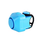 abordables Accessoires pour motos et VTT-vélo électronique klaxon fort 130 db avertissement sécurité électrique cloche sirène de police vélo guidon alarme anneau cloche vélo scooter