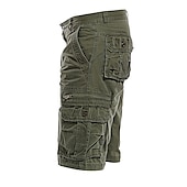 voordelige Klassiek-Voor heren Cargoshorts Wandelshorts Zak met rits Flap zak Effen Comfort Ademend Buiten Dagelijks Uitgaan Modieus Casual Zwart Leger Groen