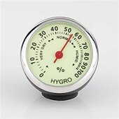 economico Ornamenti e pendenti per auto-1pc orologio luminoso per auto termometro igrometro decorazione per auto orologio luminoso per auto orologio al quarzo multi-funzione decorazione per interni auto