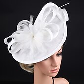 billiga Fascinatorer &amp; Hattar-Elegant Huvudbonad Fascinatorhatt Fascinator Gentledam Maskeradkläder Dam Derby Bröllopsfest Ascot Vuxna Hatt Vår &amp; sommar
