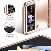 economico Cover Samsung-telefono Custodia Per Samsung Galaxy Capovolgi Z 6 Z Flip 5 Z Flip 4 Z Flip 3 Integrale Resistente agli urti Tinta unita Lega di alluminio