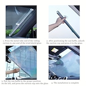 preiswerte Sonnenblenden &amp; Visiere fürs Auto-Starfire Auto-Sonnenschutzvorhang hinteres Seitenfenster vorne/hinten Windschutzscheibe Sonnenschutz blinkt schwarze Abdeckung Saugnapf universelles Autozubehör