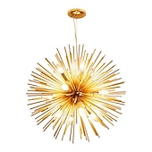 cheap Sputnik Design-LED Chandeliers Firework 9/12-Lights 50cm Modern Electroplated Globe Chandeliers LED Nordic Style Pendant Lights Living Room Dining Room G9 Bulb Base