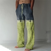 Homens Calças Calça verão Calças de praia Com Cordão Cintura elástica Impressão 3D Bloco de cor Estampa Geométrica Estampas Abstratas Conforto Casual Diário Feriado Roupa de rua Havaiana Azul Marinha baratos Calça Casual Estampada Masculina-Homens Calças Calça verão Calças de praia Com Cordão Cintura elástica Impressão 3D Bloco de cor Estampa Geométrica Estampas Abstratas Conforto Casual Diário Feriado Roupa de rua Havaiana Azul Marinha