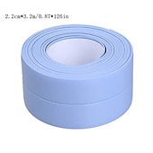 お買い得  浴室用ガジェット-2 パックテープコーキングストリップ PVC 自己粘着コーキングシールテープキッチンシンクトイレ浴室シャワーと浴槽 2.2 センチメートル * 3.2 メートル/0.87 * 126 インチ