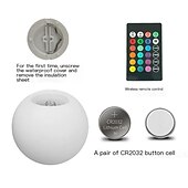 economico Luci subacquee-luce della piscina galleggiante luce della sfera della piscina che cambia colore con telecomando 16 rgb dimmer luce notturna ip65 impermeabile alimentato a batteria luce della vasca idromassaggio piscina festa in giardino decorazione luminosa