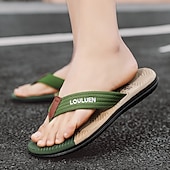 billige Uformelle sandaler-stilige flip-flops for menn med teksturert såle – komfortable strandsandaler for sommerbruk