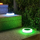 お買い得  クリスマスのあかり-ledソーラー芝生ライト 太陽光発電埋め込みライト ガーデン屋外経路 フロアライト ヤードフェンス 地下階段 デッキライト