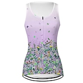 economico Maglie da donna-Per donna Gilet da ciclismo Maglia da ciclismo Senza maniche Bicicletta Gilet / Gilet Maglietta / Maglia Superiore con 3 tasche posteriori Ciclismo da montagna Cicismo su strada Traspirante