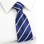 preiswerte Krawatten &amp; Fliegen für Herren-Herren Krawatten Kabelbinder Männer Krawatten Reißverschluss-Krawatte Schleife Gestreift Hochzeit Geburtstag