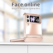 economico Cover Samsung-telefono Custodia Per Samsung Galaxy Capovolgi Z 6 Z Flip 5 Z Flip 4 Z Flip 3 Integrale Resistente agli urti Tinta unita Lega di alluminio
