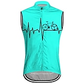 economico Maglie da uomo-Per uomo Gilet da ciclismo Maglia da ciclismo Senza maniche Bicicletta Gilet / Gilet Maglietta / Maglia Superiore con 3 tasche posteriori Ciclismo da montagna Cicismo su strada Traspirante