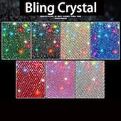 tanie Zagłówki i poduszki lędźwiowe do samochodu-bling bling osłona podłokietnika samochodowego lustre crystal konsola środkowa samochodu osłona ochronna uniwersalna poduszka do podłokietnika samochodowego akcesoria do dekoracji wnętrz samochodów