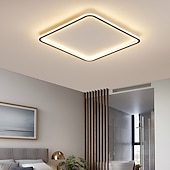 cheap Dimmable Ceiling Lights-LED Ceiling Light Super Thin 105/50cm Ceiling Lamp Modern Acrylic Metal Stepless Dimming Bedroom Painted Finish Lights 110-240V ONLY DIMMABLE WITH REMOTE CONTROL