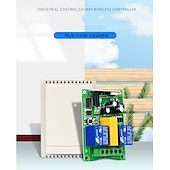 Недорогие Интеллектуальный коммутатор-ac220v 2channal RF беспроводной переключатель дистанционного управления для двигателя / жалюзи / вверх, остановка вниз / 433 МГц