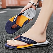 billige Uformelle sandaler-stilige flip-flops for menn med teksturert såle – komfortable strandsandaler for sommerbruk