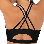 economico Reggiseni sportivi &amp; gilet-Per donna Reggiseno imbottito Regolabile Asciugatura Rapida Leggero Gli sport Tinta unica Reggiseni sportivi Top reggiseno Per Allenamento in Palestra Danza Corsa Abbigliamento sportivo