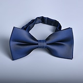 abordables Cravates &amp; noeuds papillons-Homme Noeud Papillon Cravates Nœud Pré-attaché Ajustable Noeud Plein Mariage Fête d&#039;anniversaire