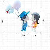 זול תליונים וקישוטים לרכב-כוכב ים קישוט רכב חמוד קריקטורה זוגות פעולה דמות צלמיות בלון קישוט רכב פנים לוח מחוונים אביזרי רכב אביזרי מתנות לבנות
