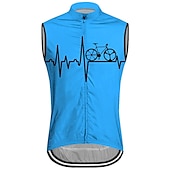 economico Maglie da uomo-Per uomo Gilet da ciclismo Maglia da ciclismo Senza maniche Bicicletta Gilet / Gilet Maglietta / Maglia Superiore con 3 tasche posteriori Ciclismo da montagna Cicismo su strada Traspirante