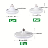 お買い得  LEDスマート電球-ufo 形の LED 電球 e27 ベースフラットハイパワー LED 電球家庭用ペンダント器具ライト照明