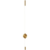 baratos Candeeiros de Parede de interior-Lâmpada de parede led design de tira 24 &quot;moderna lâmpada de parede de fundo led sala de estar quarto cabeceira 10w alumínio luz de parede interna ligting arandela branco quente 1pcs 110-240v