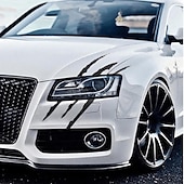 voordelige Carrosserie decoratie &amp; bescherming-starfire 40x12cm auto sticker reflecterende monster klauw kras streep merken koplamp sticker auto stickers auto accessoires