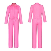cheap Women's Costumes-Movie Outfits Western Cowgirl Costume Star-Covered Flared Pants Pink Gingham Dress Cheerleader Jumpsuit Y2K Retro Vintage