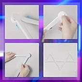 お買い得  スマートライト-RGB LEDスマートライトイリュージョンインテリジェントスプライシングライトDIY屋内装飾雰囲気ライトEスポーツLED音声制御音楽装飾