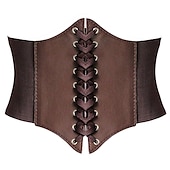 abordables Accessoires et plus-Rétro Vintage Punk &amp; Gothique Médiéval Bustier Sous Poitrine Ren Faire Viking Elfe Femmes Celtique Pirate Fantaisie Corset Toutes saisons