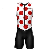 preiswerte Herrenbekleidungs-Sets-Herren Triathlonanzug Ärmellos Triathlon Silber Hellgelb Schwarz / Orange Graphic Fahhrad Lycra Sport Graphic Bekleidung