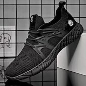 economico Sneakers da uomo-sneakers sportive da uomo in rete grigia: leggere, traspiranti e perfette per la corsa, la palestra e l&#039;abbigliamento casual