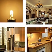رخيصةأون أضواء LED ثنائي الدبوس-10 قطعة G4 ثنائية دبوس مصباح ليد لمبة 3 واط 24LED SMD 2835 ما يعادل لمبة هالوجين 30 واط أبيض دافئ 3000 كيلو ضوء النهار الأبيض 6000 كيلو 360 درجة زاوية الشعاع وميض مجاني DC12V AC220V AC110V